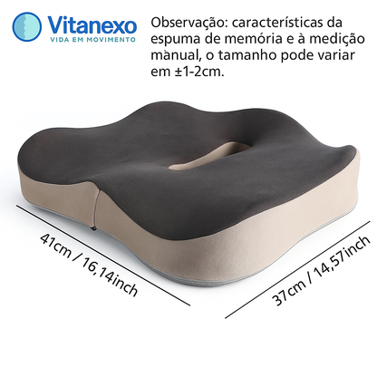 Vitanexo PostureCush™ — Almofada Anatômica Premium para Coluna e Quadril