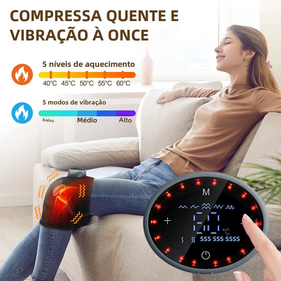 Vitanexo KneeShield Pro – Joelheira Ortopédica Premium Ajustável